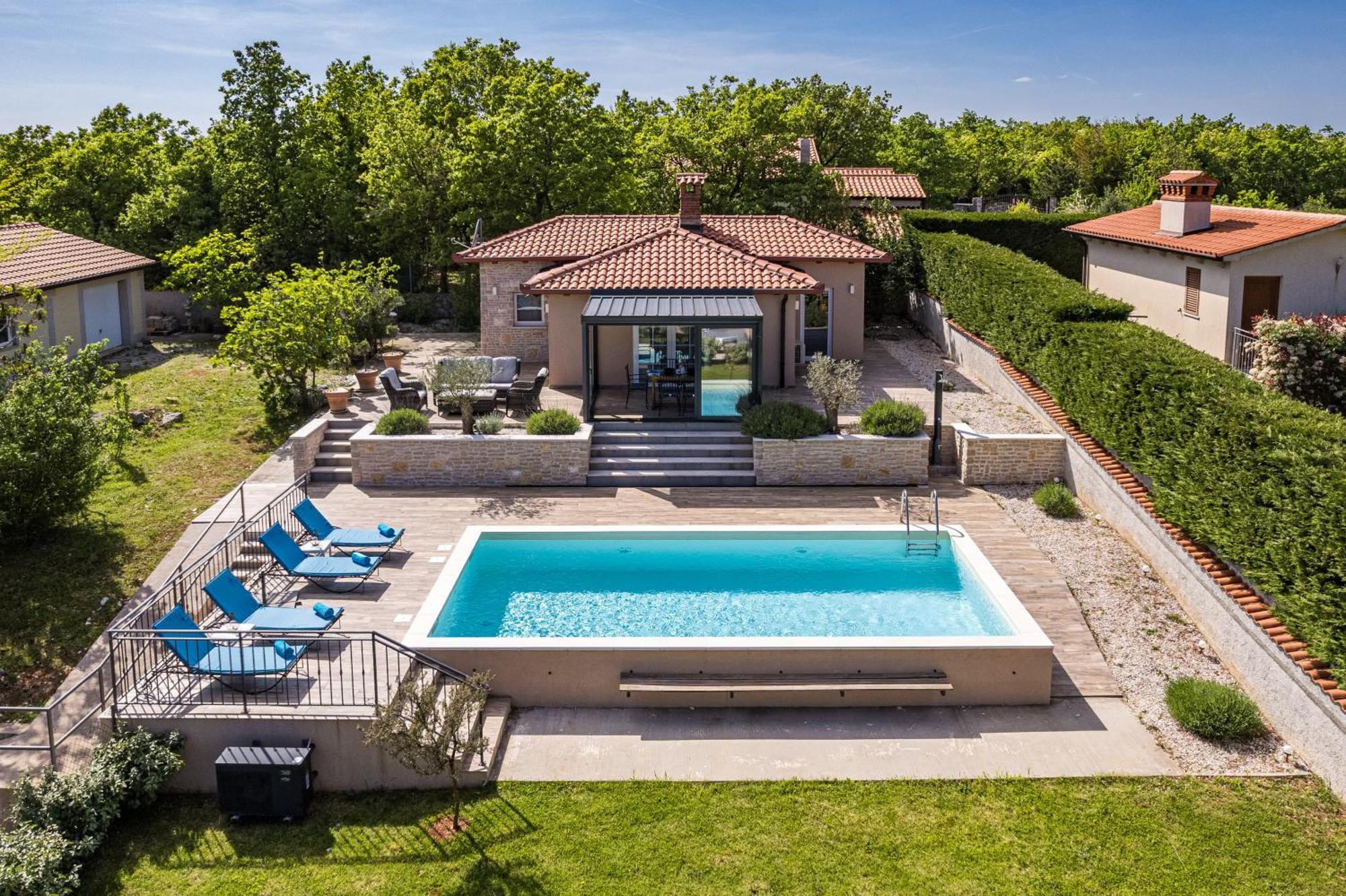 Krasna Kuca Villa Labin  Luaran gambar