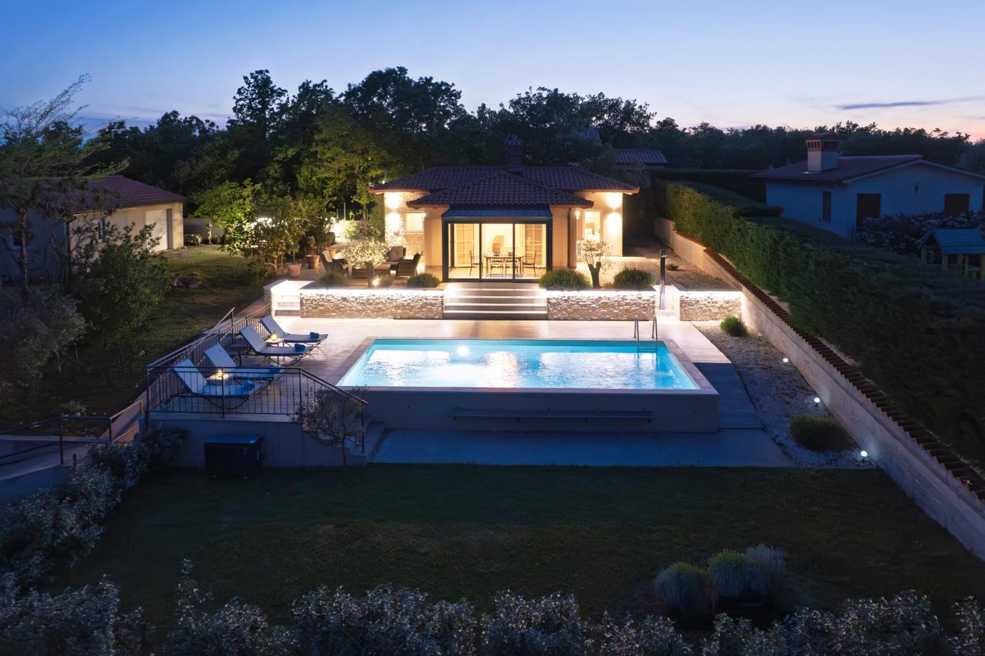 Krasna Kuca Villa Labin  Luaran gambar