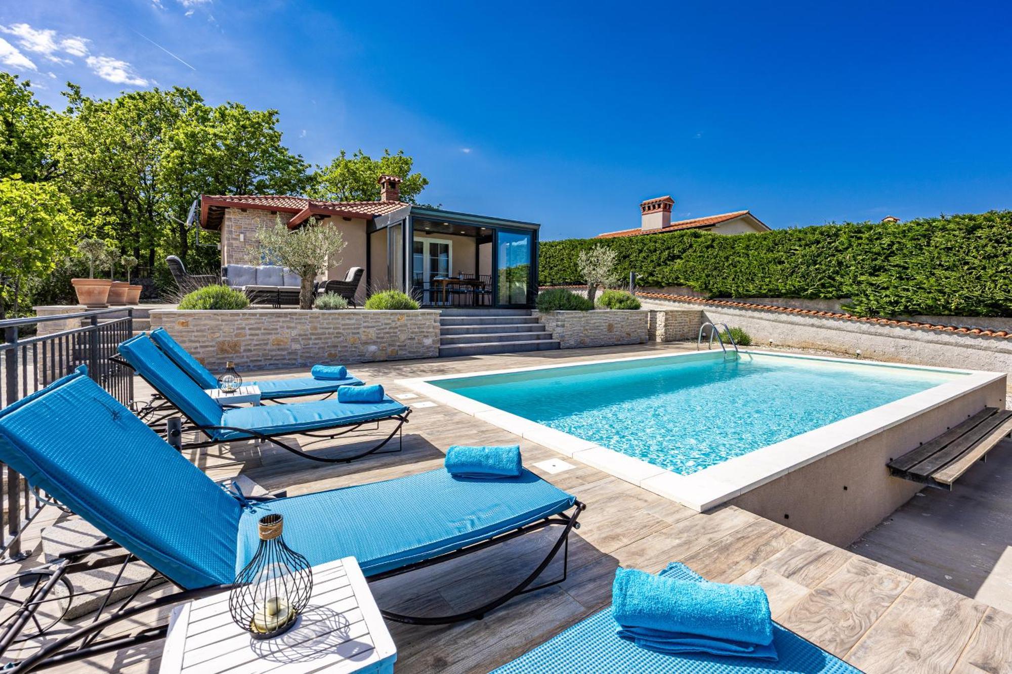 Krasna Kuca Villa Labin  Luaran gambar